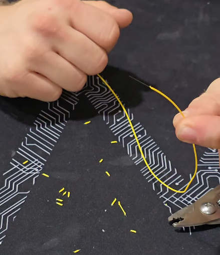 Fiber Optik Kıl Ucu Kesilmiş Hali